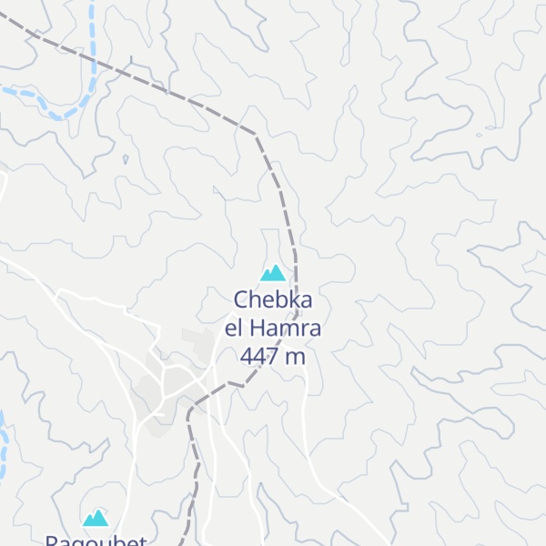 Map of Chebka el Hamra