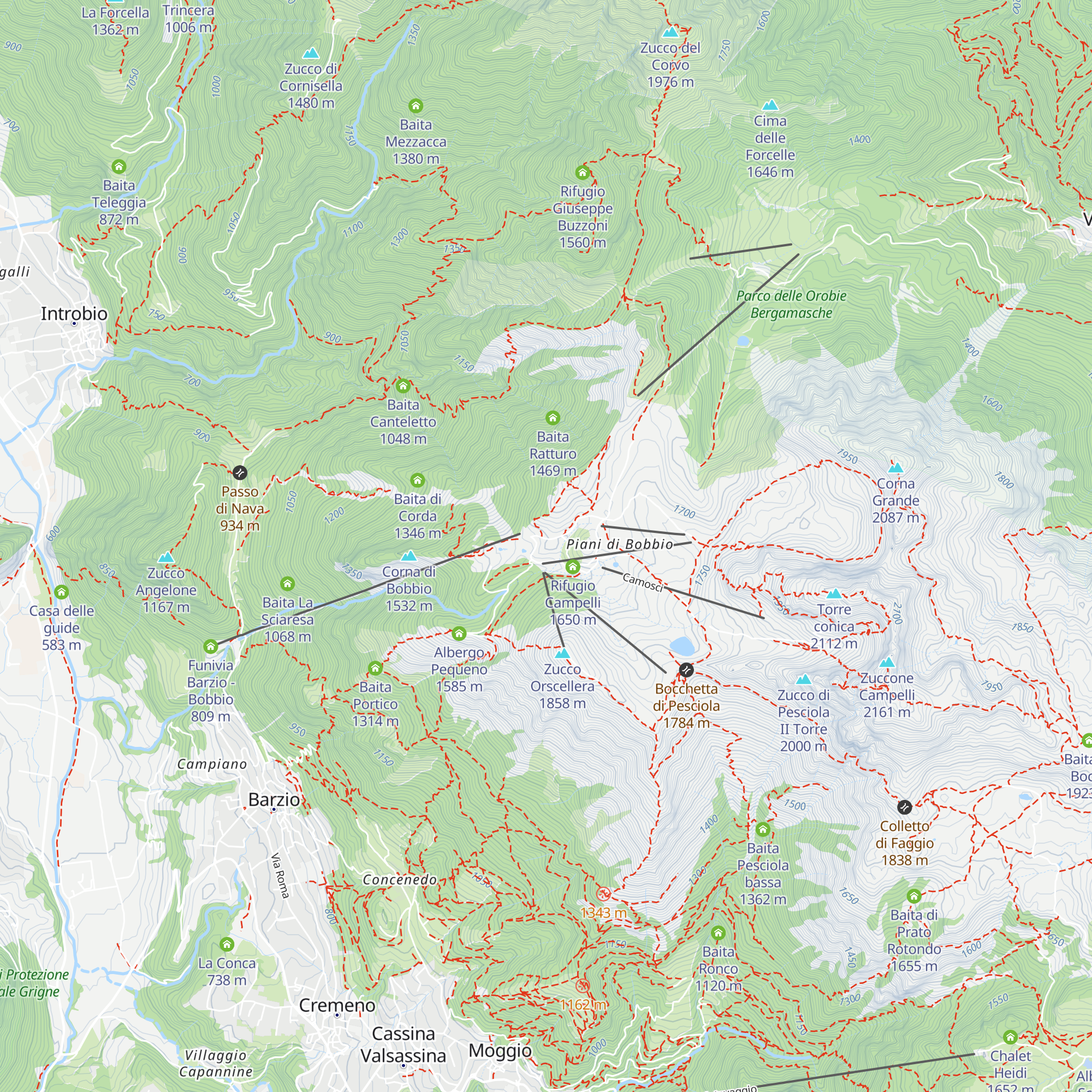 Rifugio Ratti-Cassin map