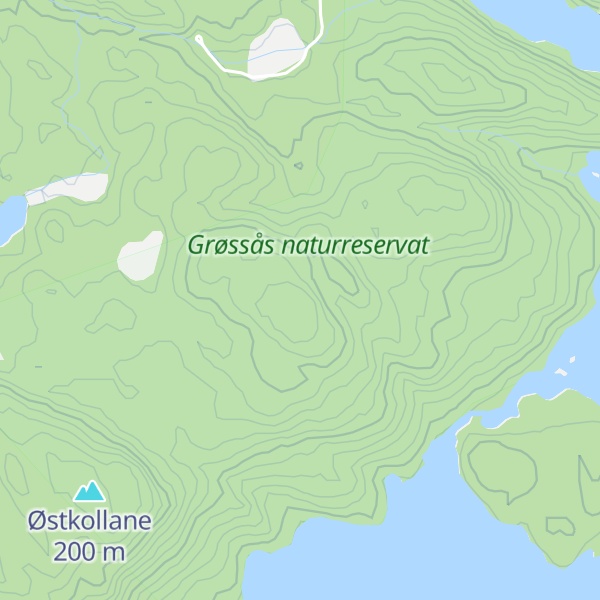 Map of Grøssåsheia