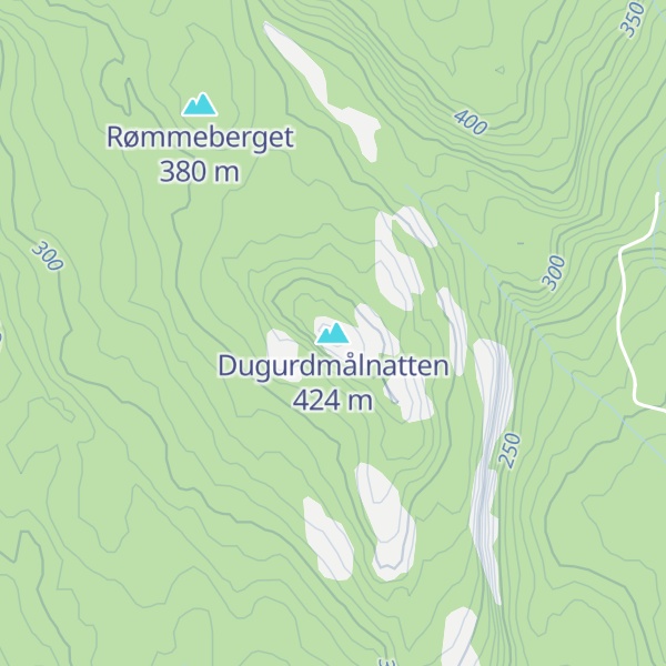 Map of Dugurdmålnatten