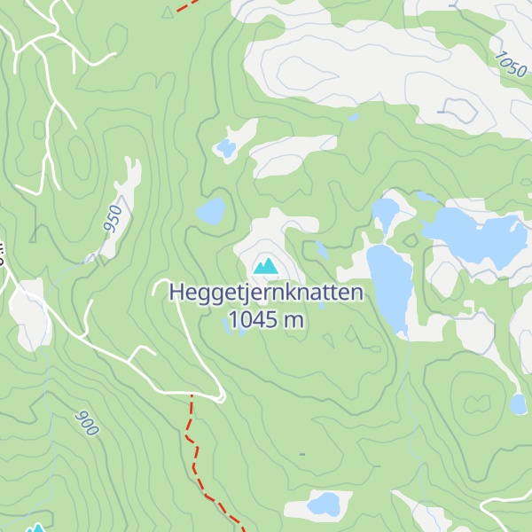 Map of Heggetjernknatten