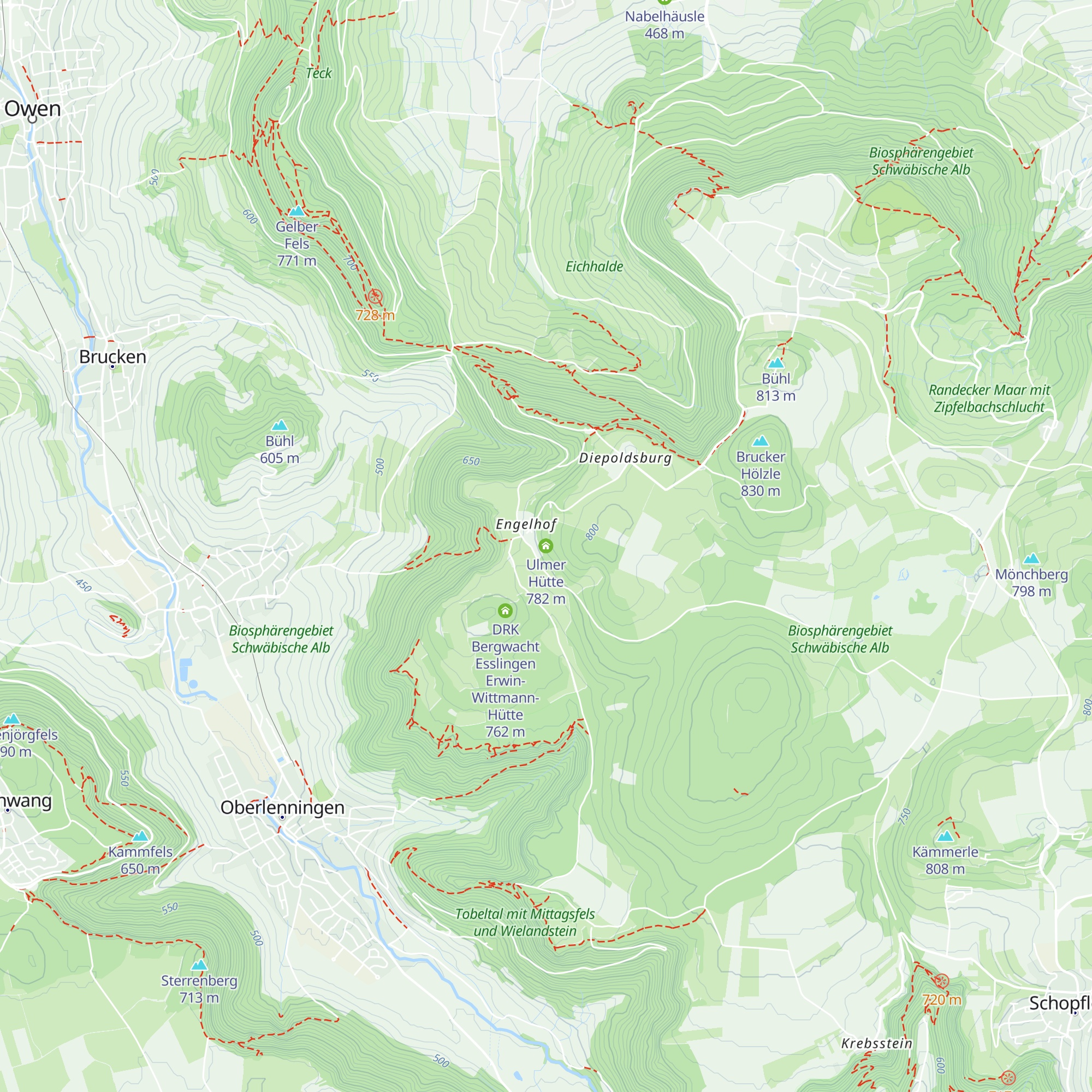 Ulmer Hütte map