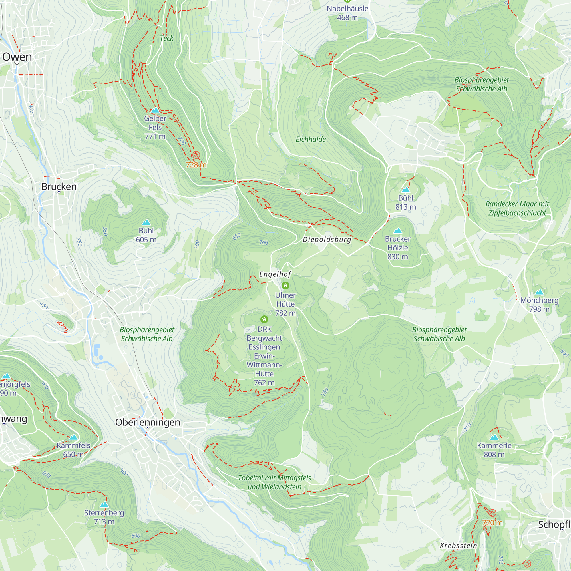 Ulmer Hütte map