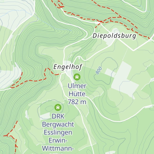 Map of Ulmer Hütte