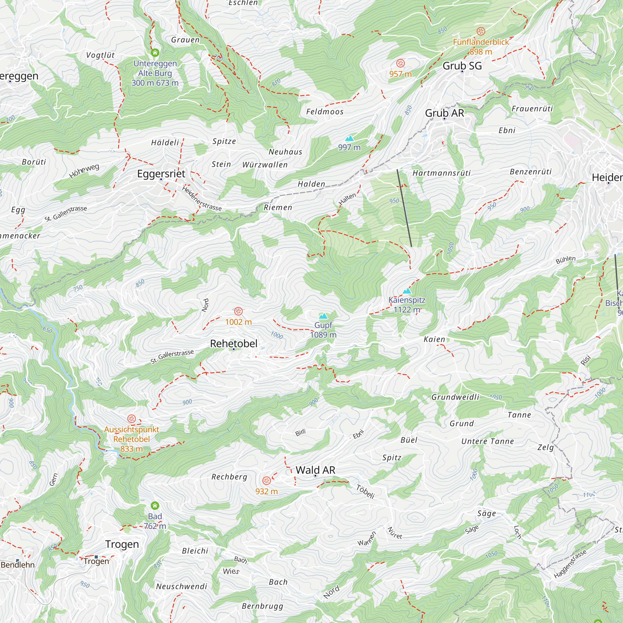 Gasthaus zum Gupf map