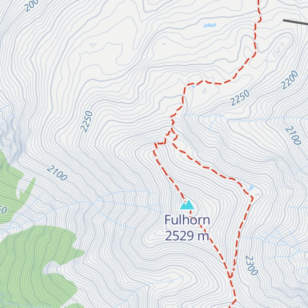 Map of Fulbergegg