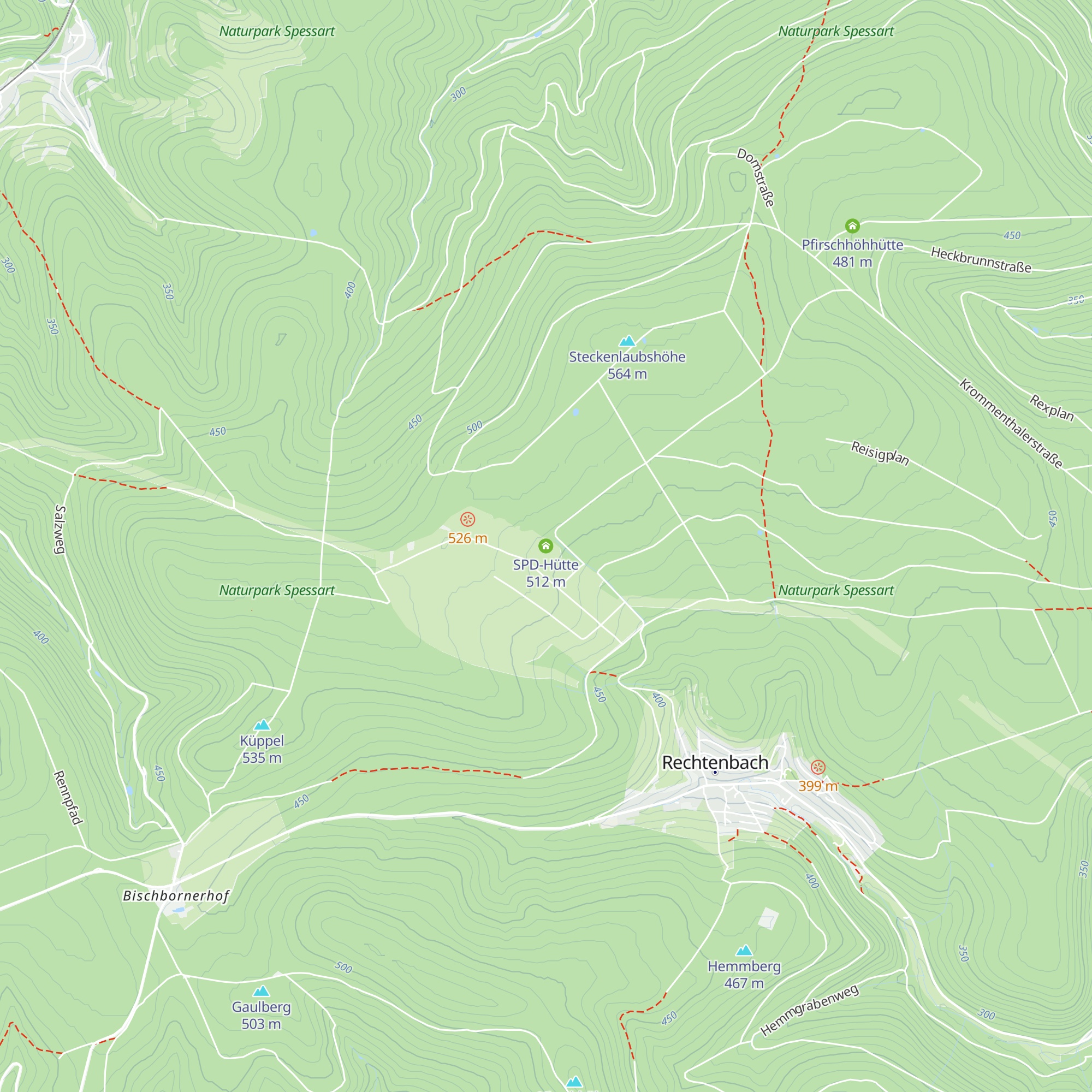 SPD-Hütte map