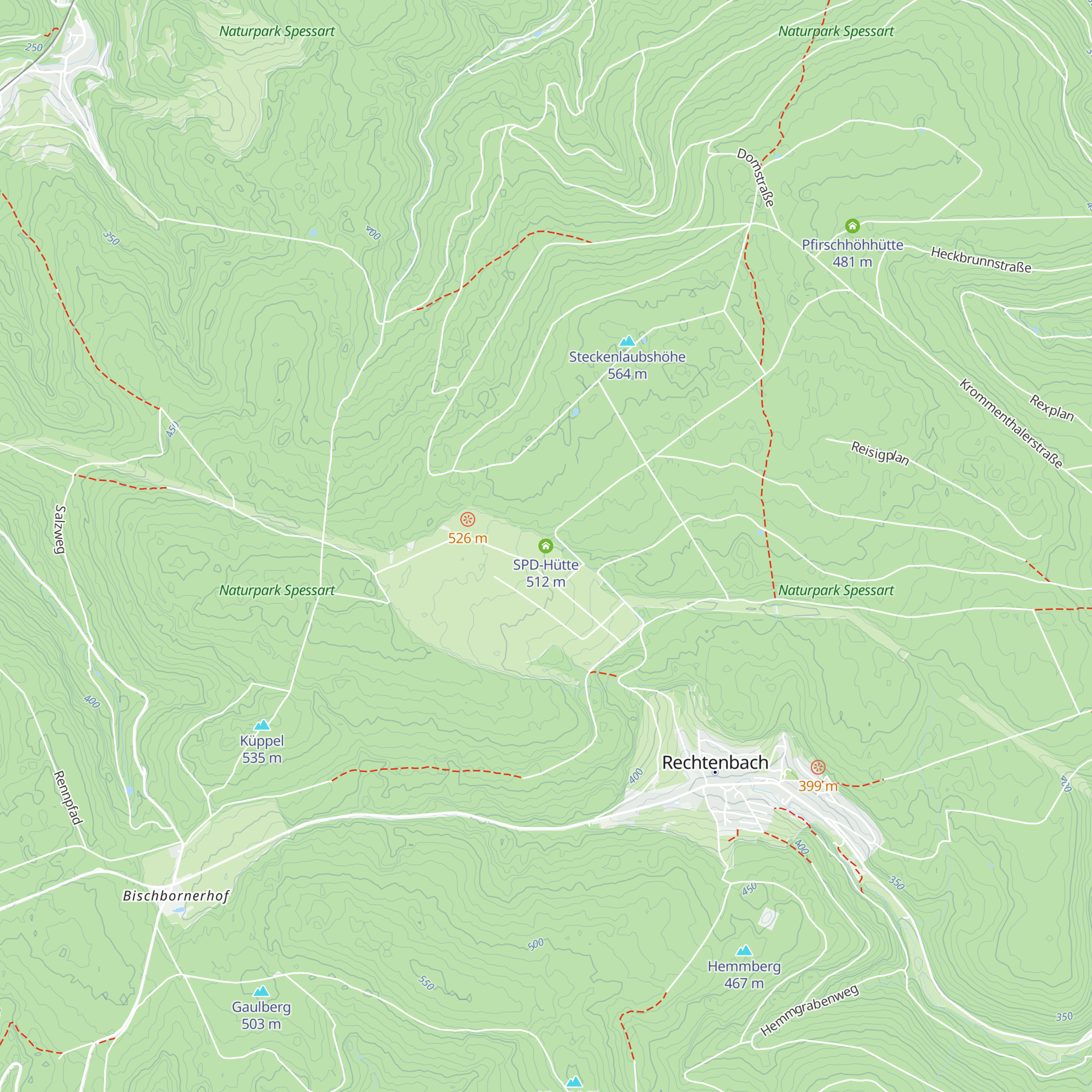 SPD-Hütte map