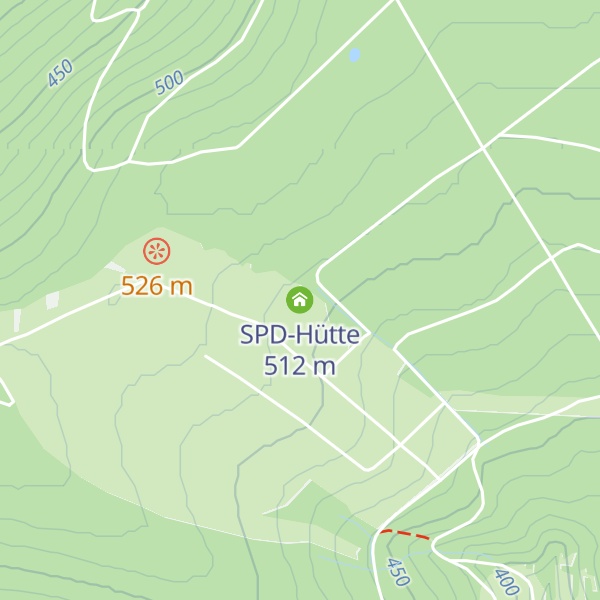 Map of SPD-Hütte