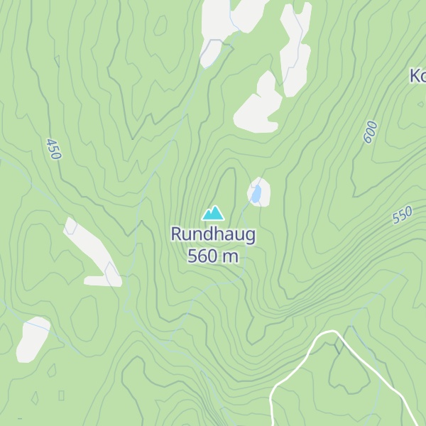 Map of Rundhaug