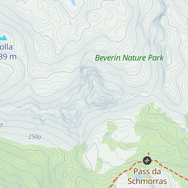 Map of Piz digl Gurschus