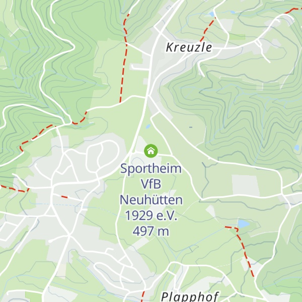 Map of Sportheim VfB Neuhütten 1929 e.V.