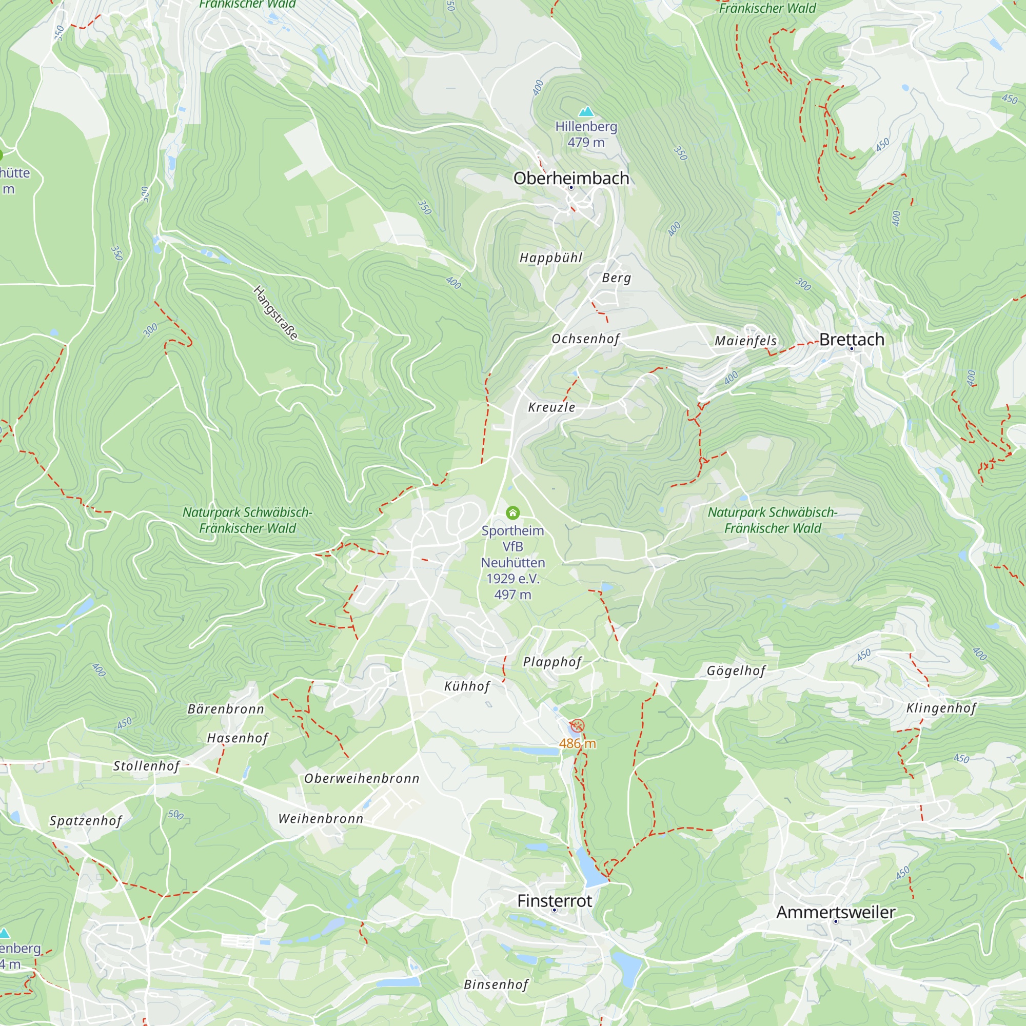 Sportheim VfB Neuhütten 1929 e.V. map