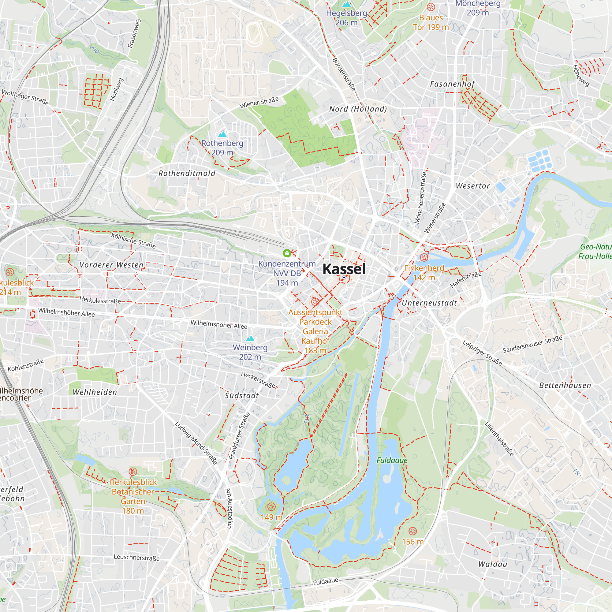 Tourist Information map