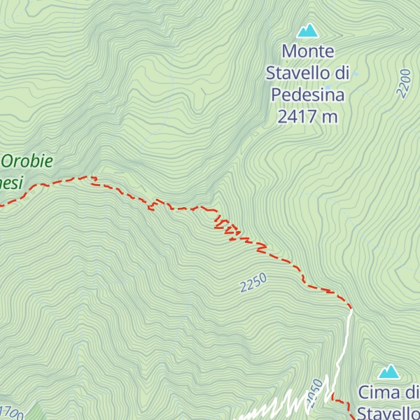 Map of Monte Rotondo