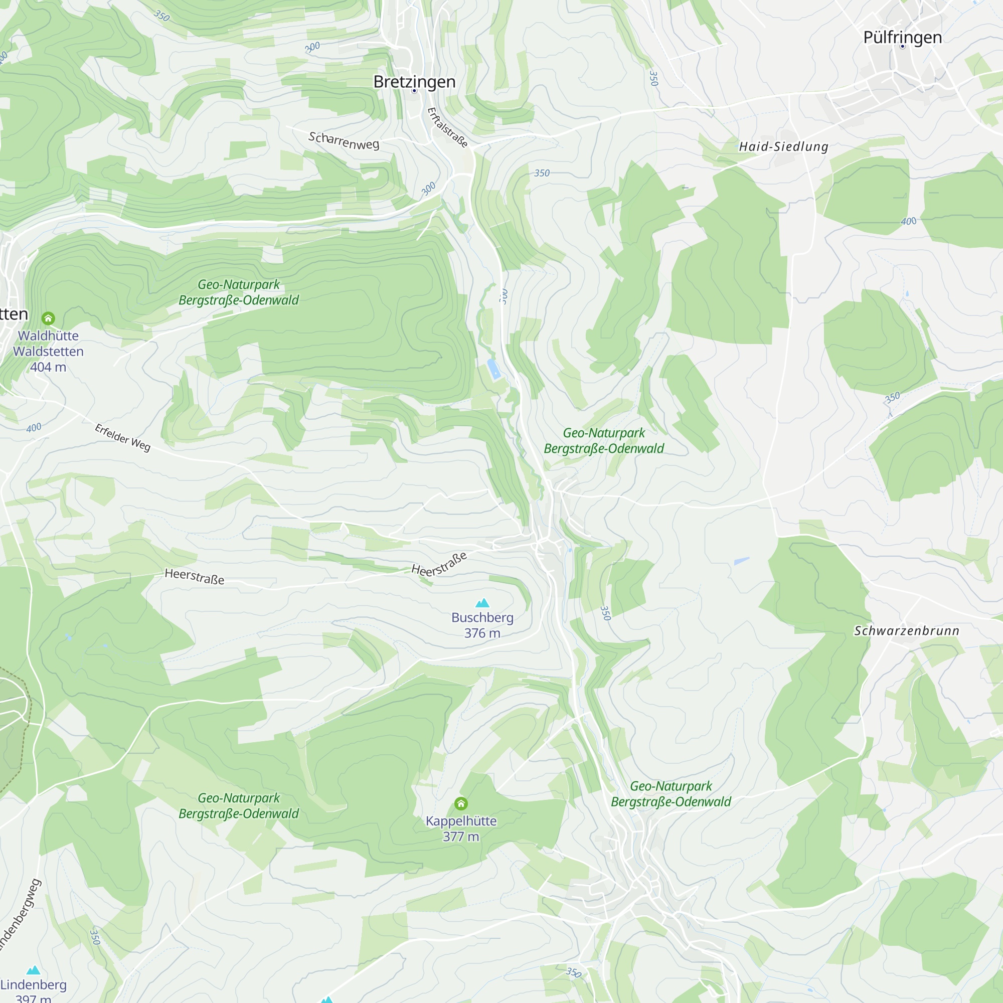 Grillhütte Erfeld map
