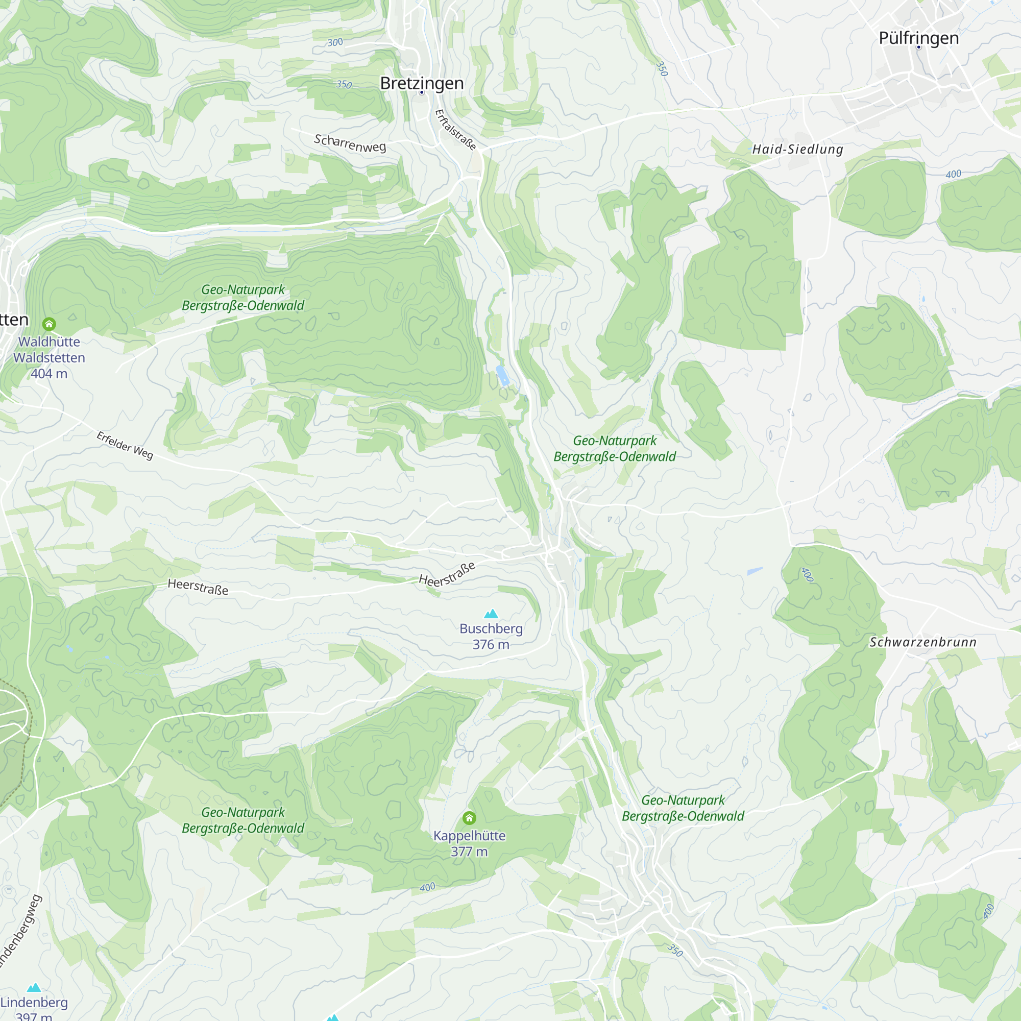 Grillhütte Erfeld map