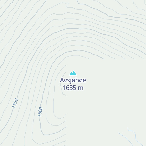 Map of Avsjøhøe