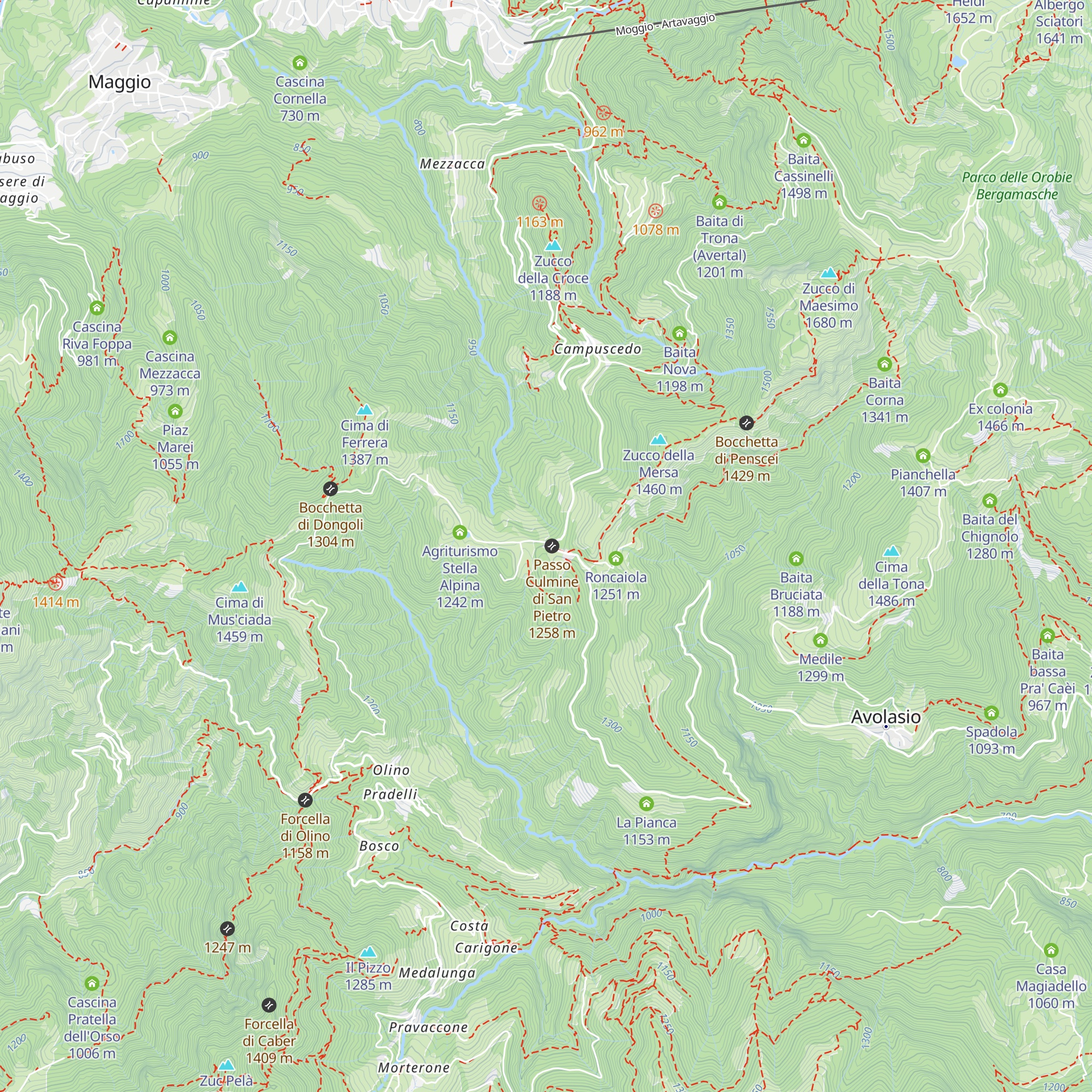 Ristorante Bar Passo Culmine San Pietro map