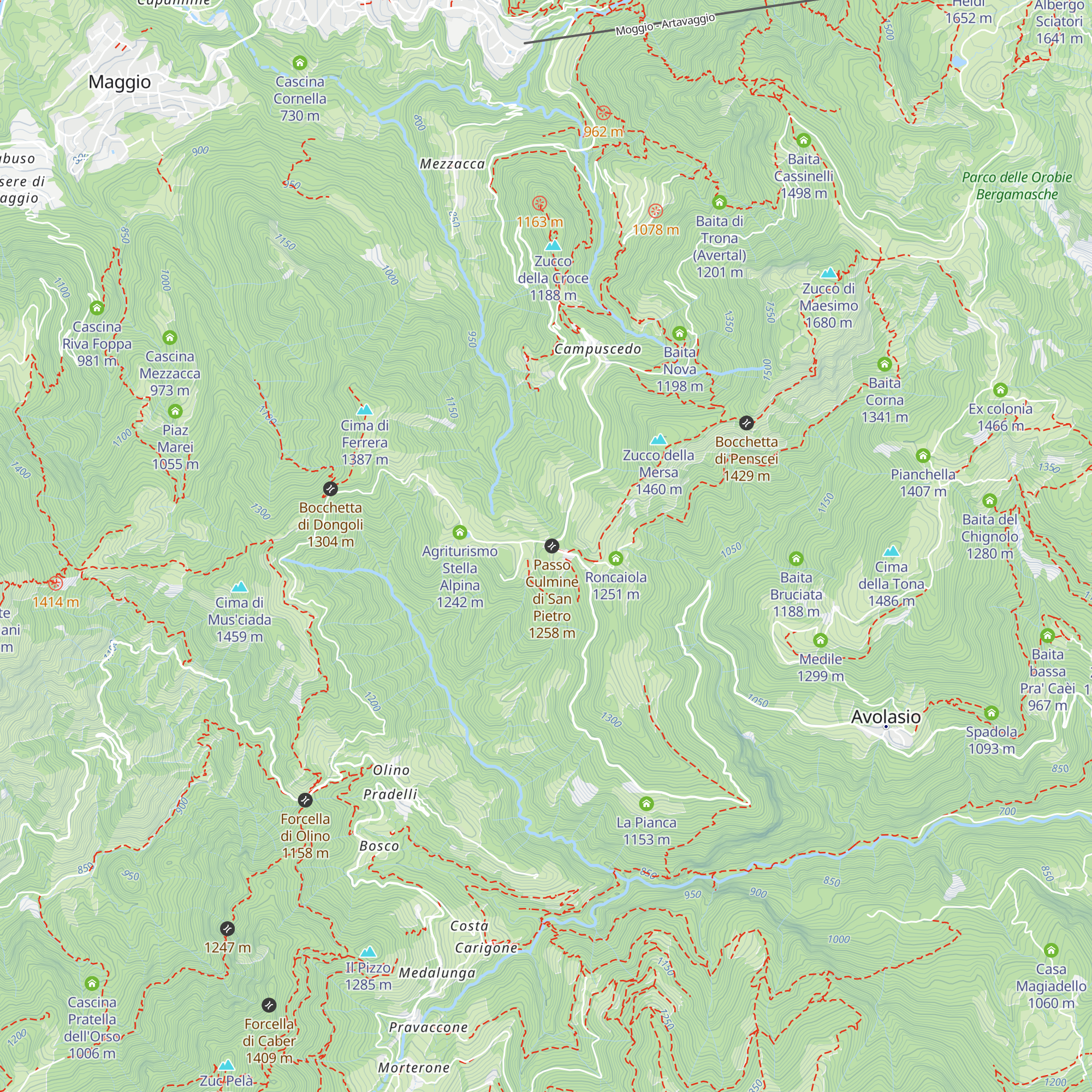 Ristorante Bar Passo Culmine San Pietro map