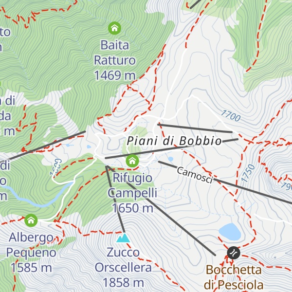 Map of Rifugio Gran Baita