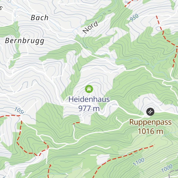 Map of Heidenhaus