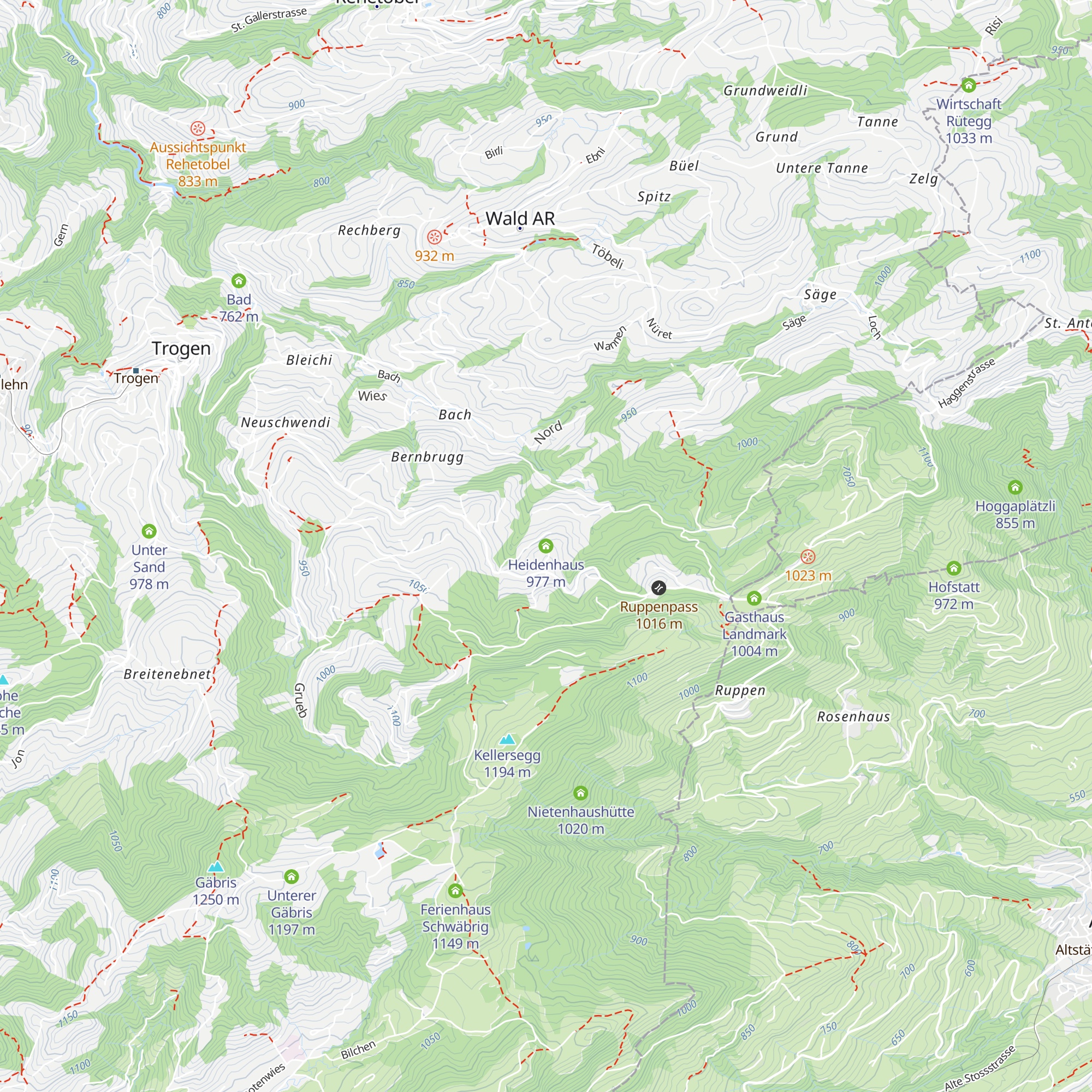 Heidenhaus map