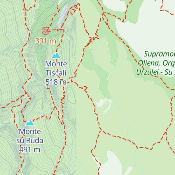 Map of Cuile Su Praicargiu