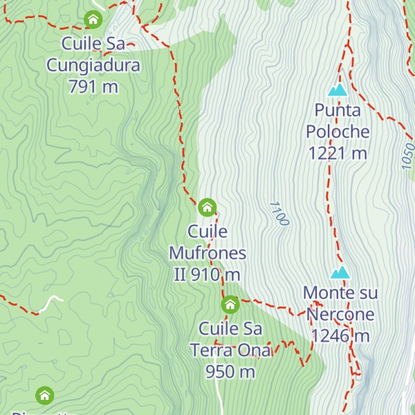 Map of Cuile Mufrones II