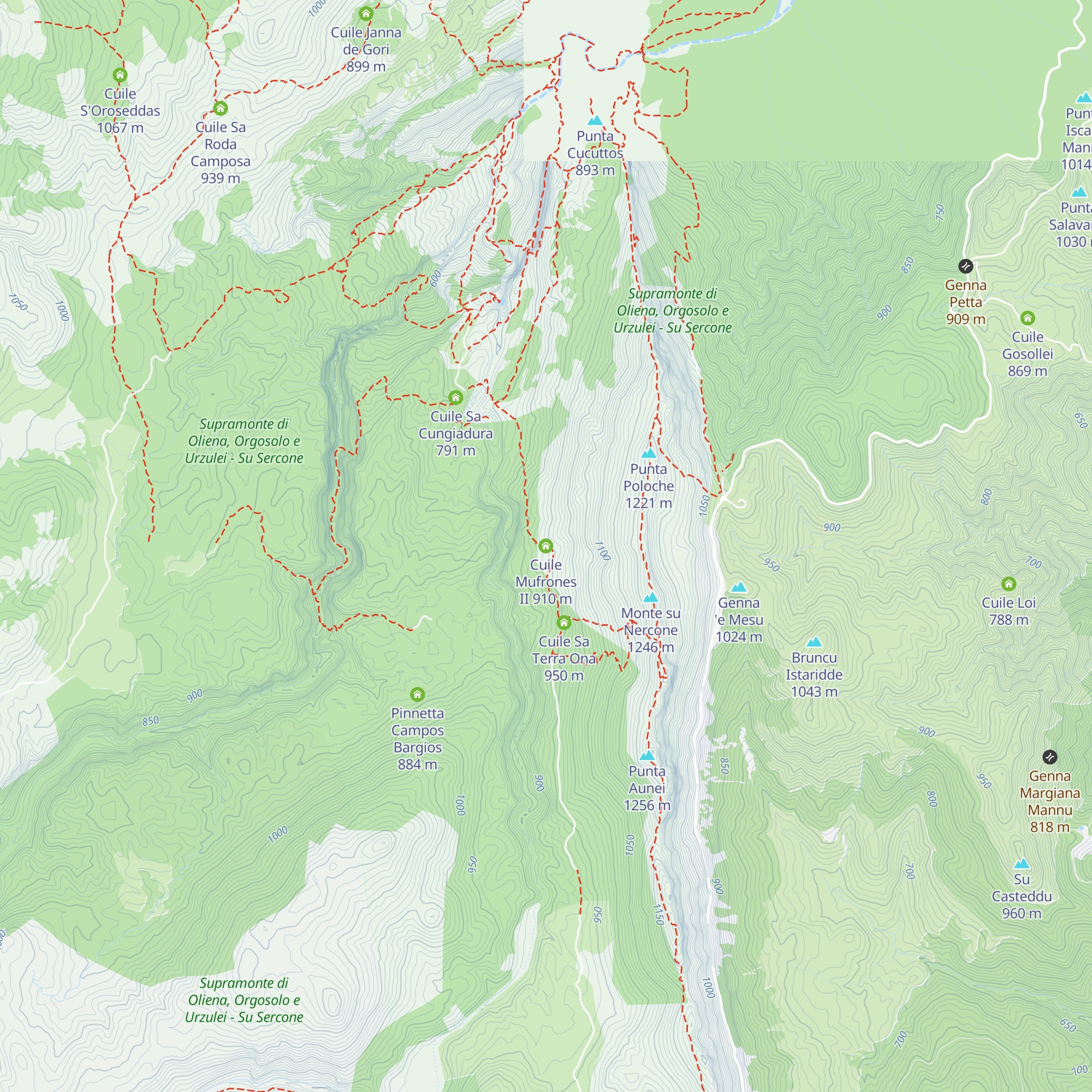 Cuile Mufrones II map