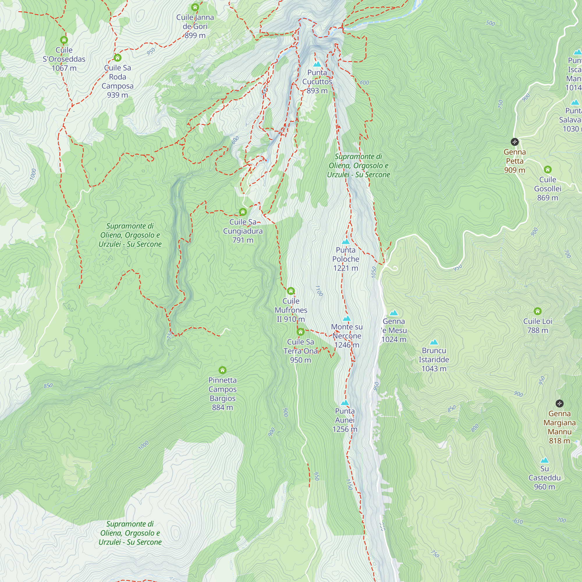 Cuile Mufrones II map