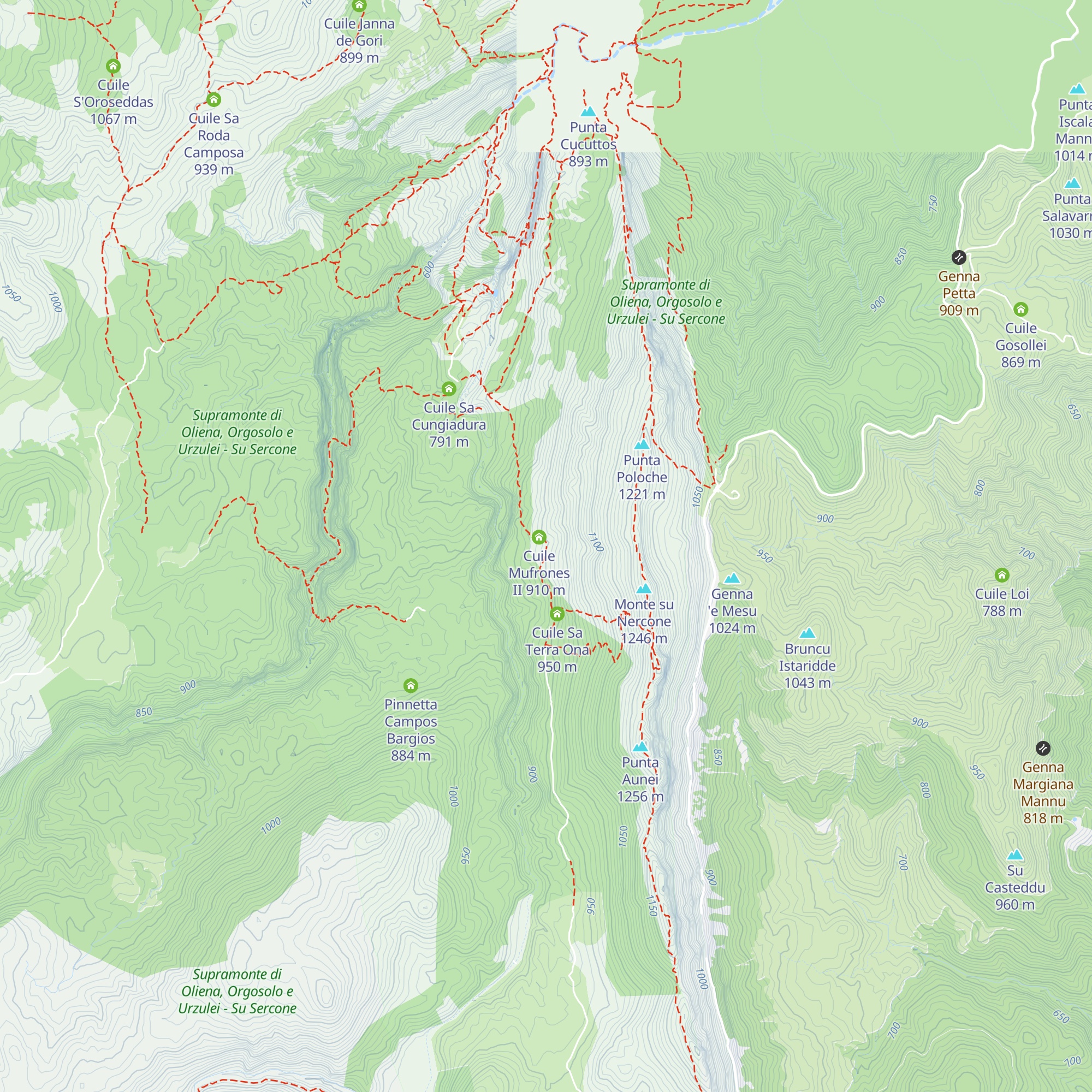 Cuile Mufrones I map