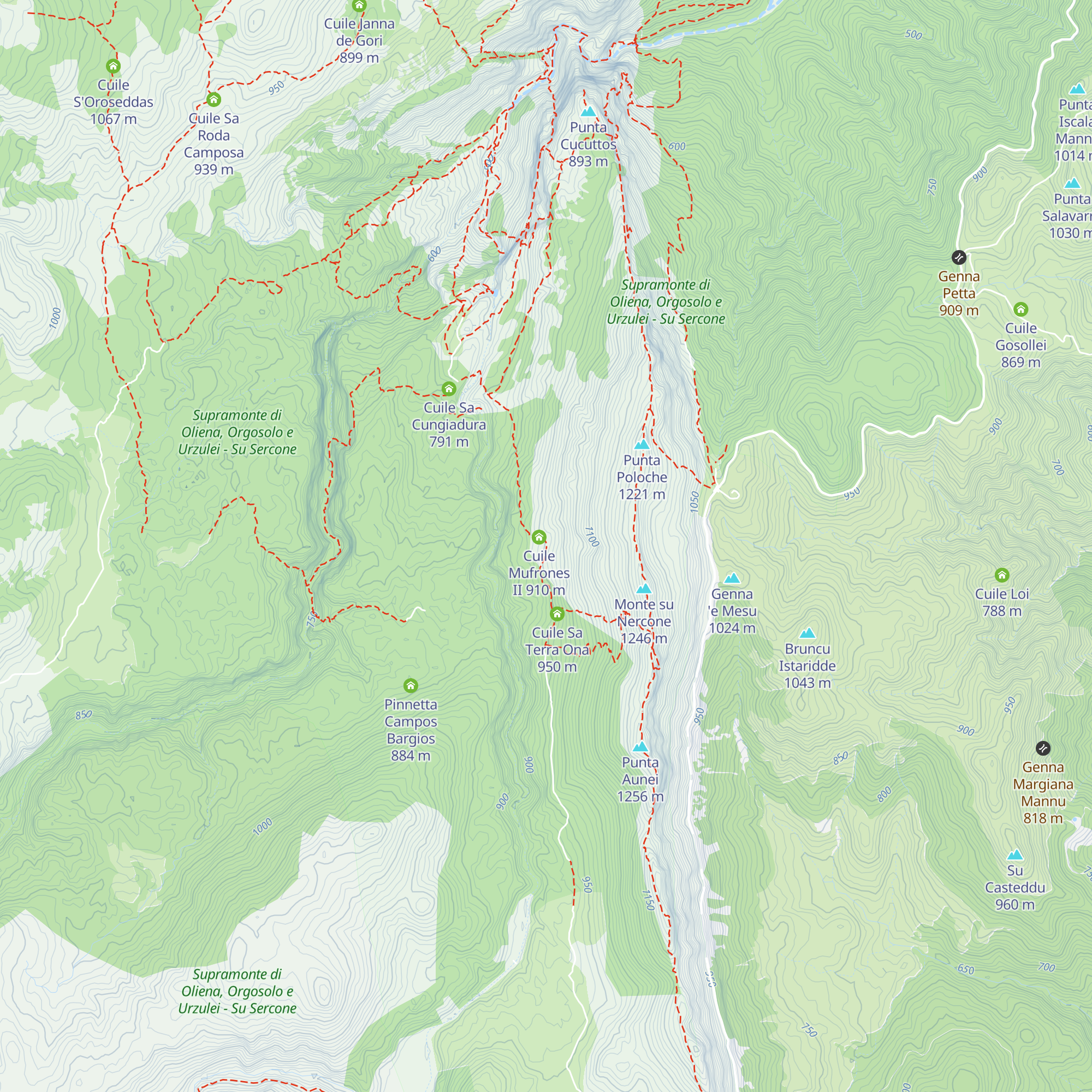 Cuile Mufrones I map