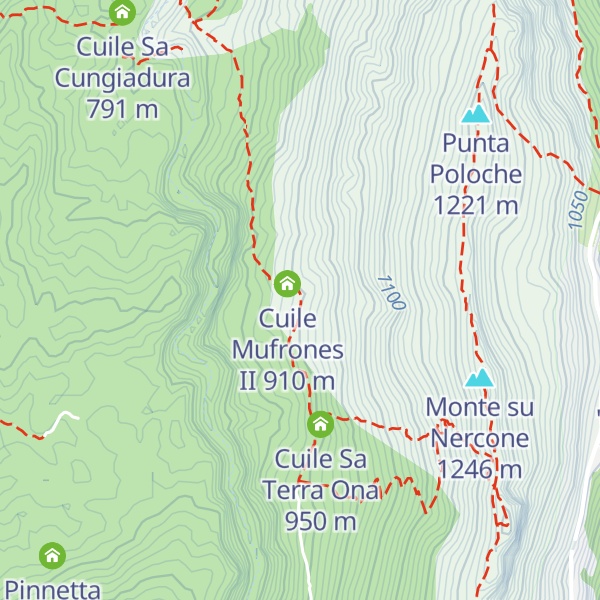 Map of Cuile Mufrones I