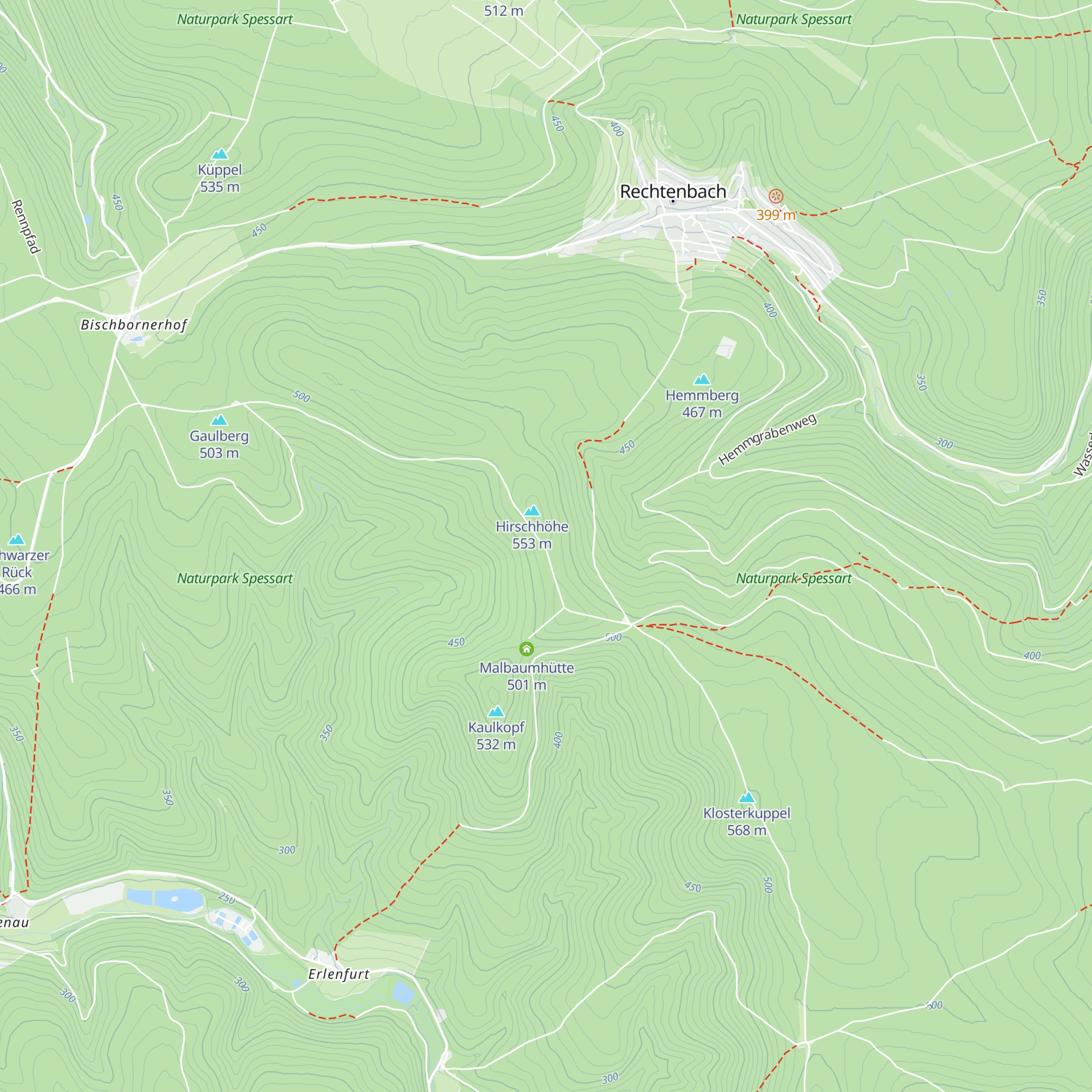 Leander-Hütte map