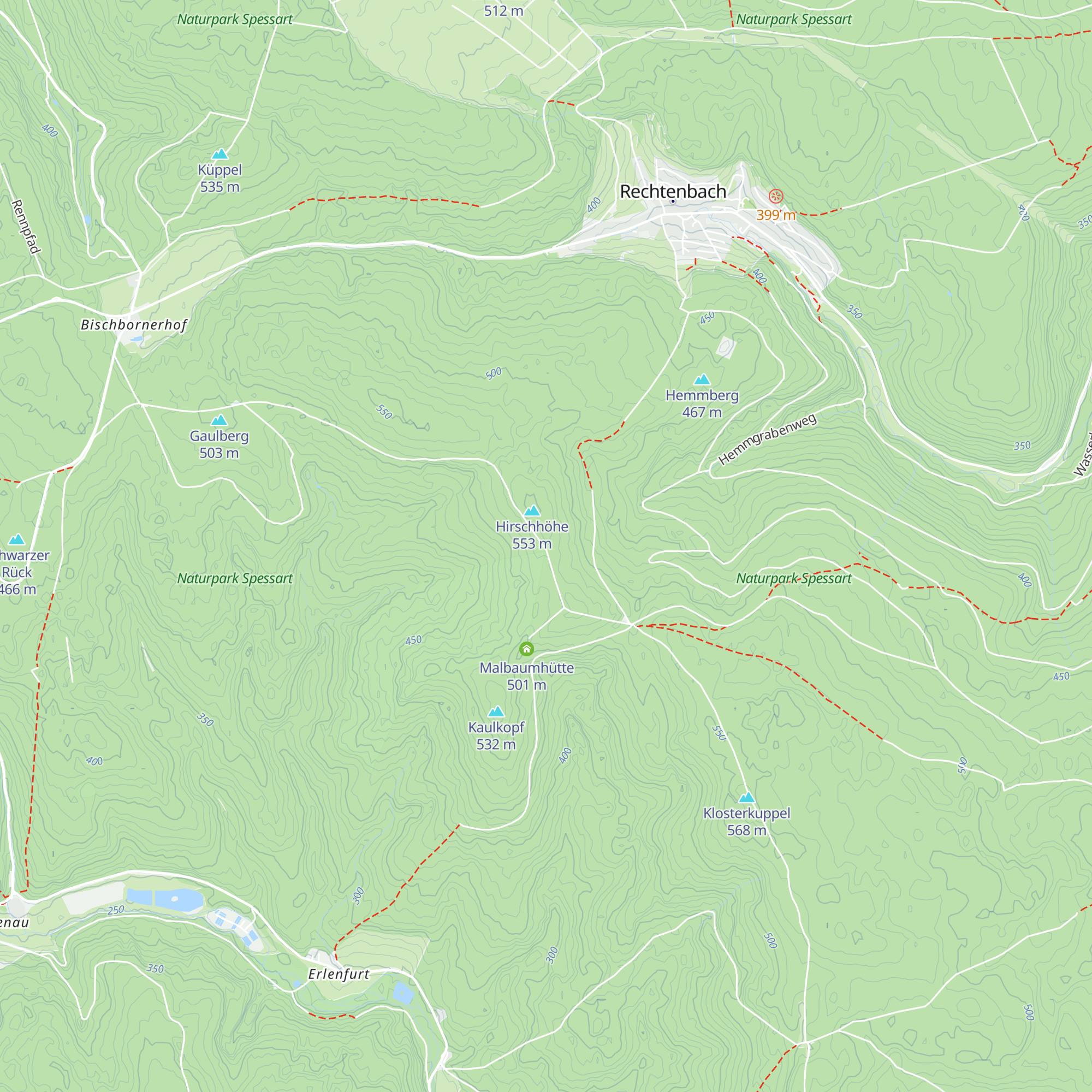 Leander-Hütte map