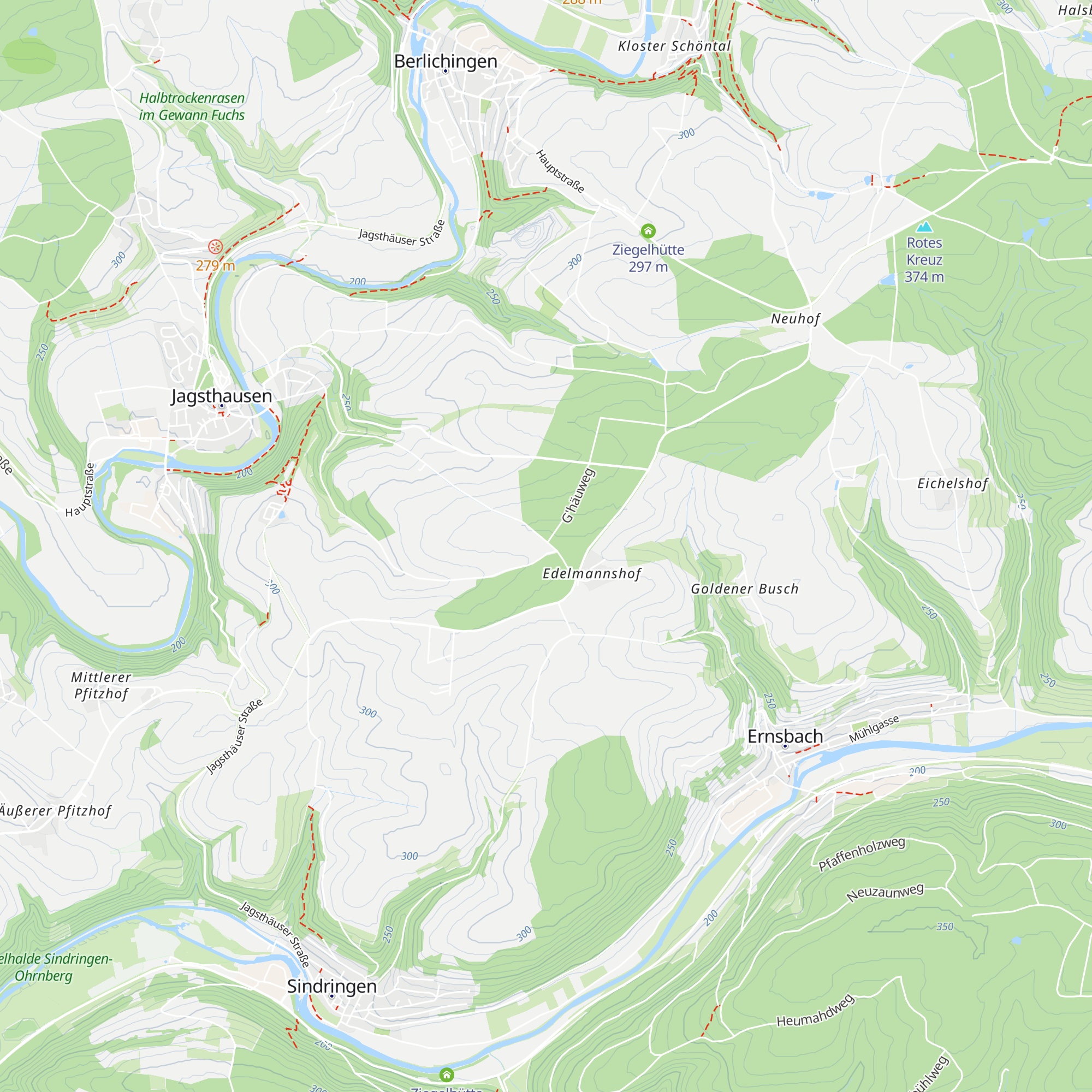 Schönbüchleshütte map