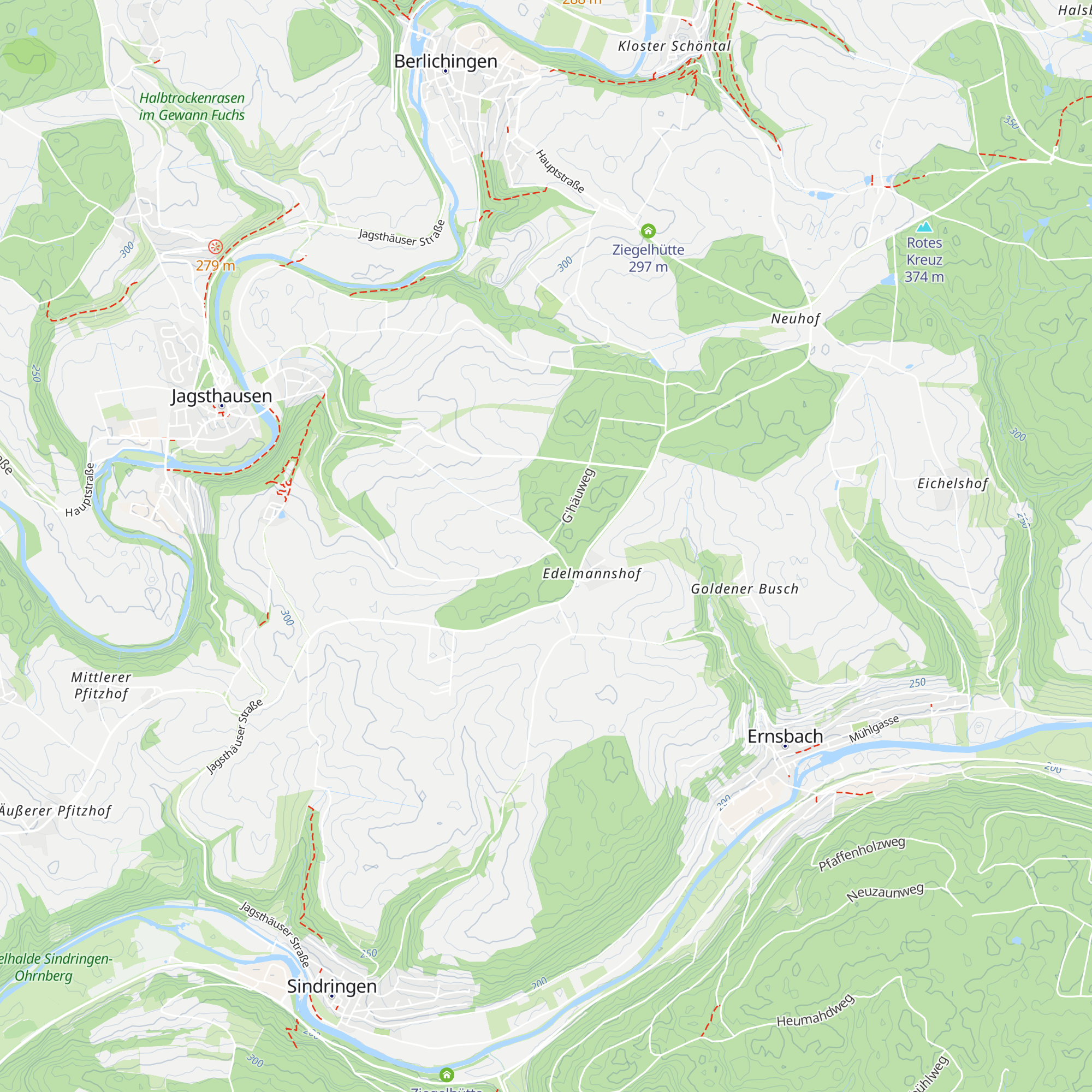 Schönbüchleshütte map