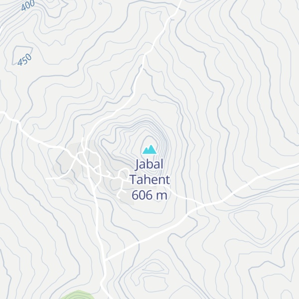 Map of Jabal Tahent