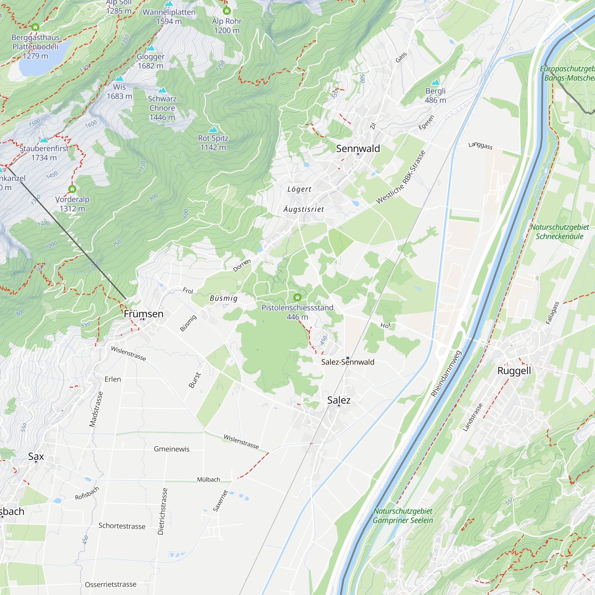 Pistolenschiessstand map