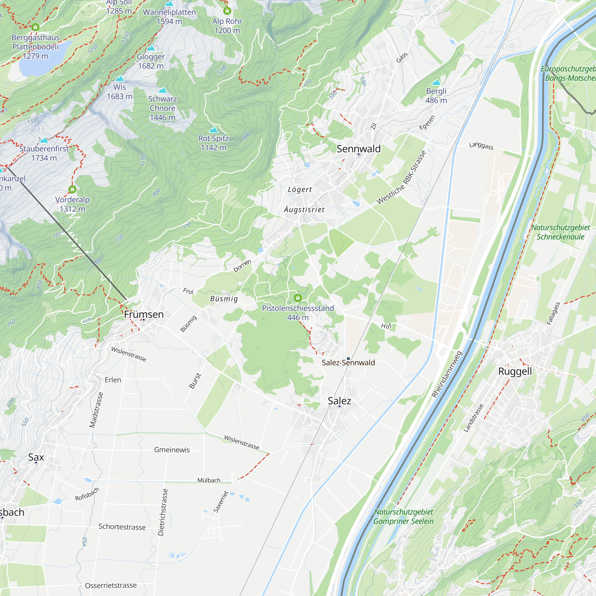 Pistolenschiessstand map