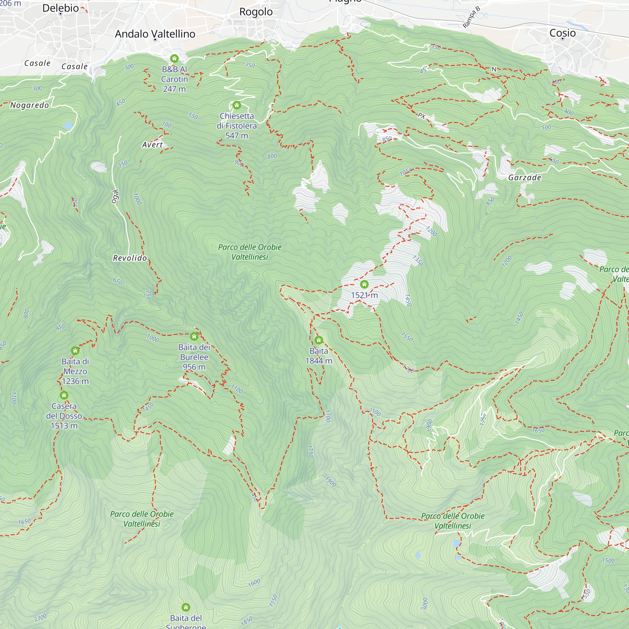 Baite Alpe Piazza map