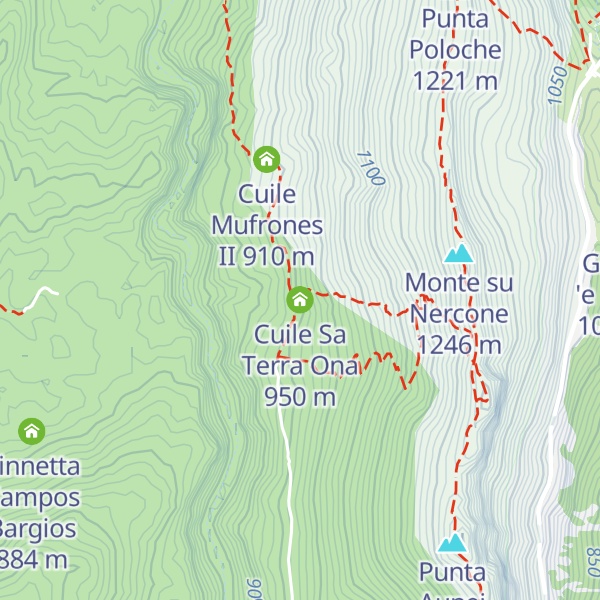 Map of Cuile Sa Terra Ona