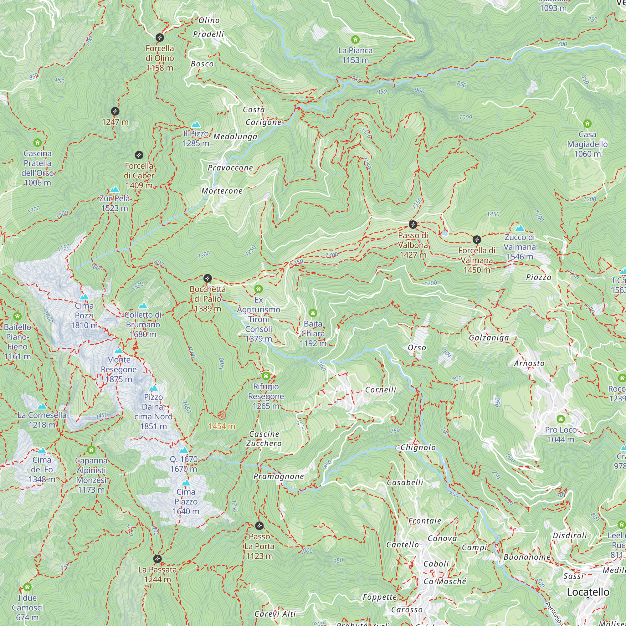 Baita Chiara map