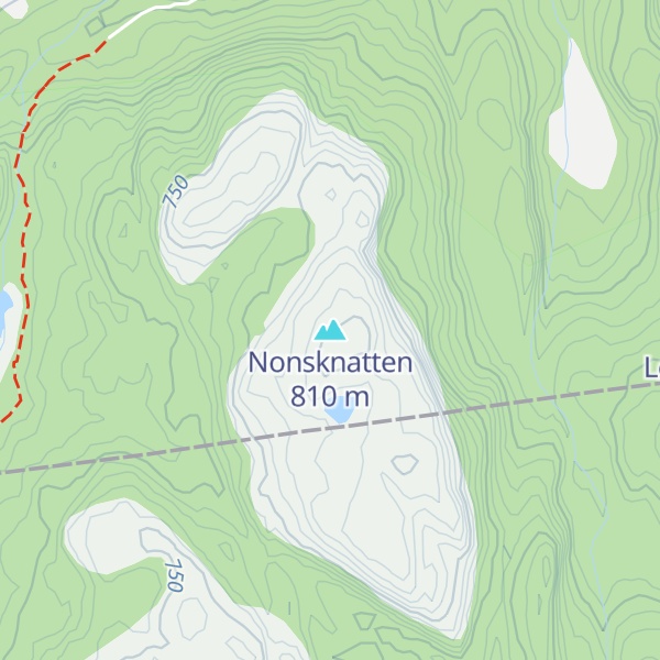 Map of Nonsknatten