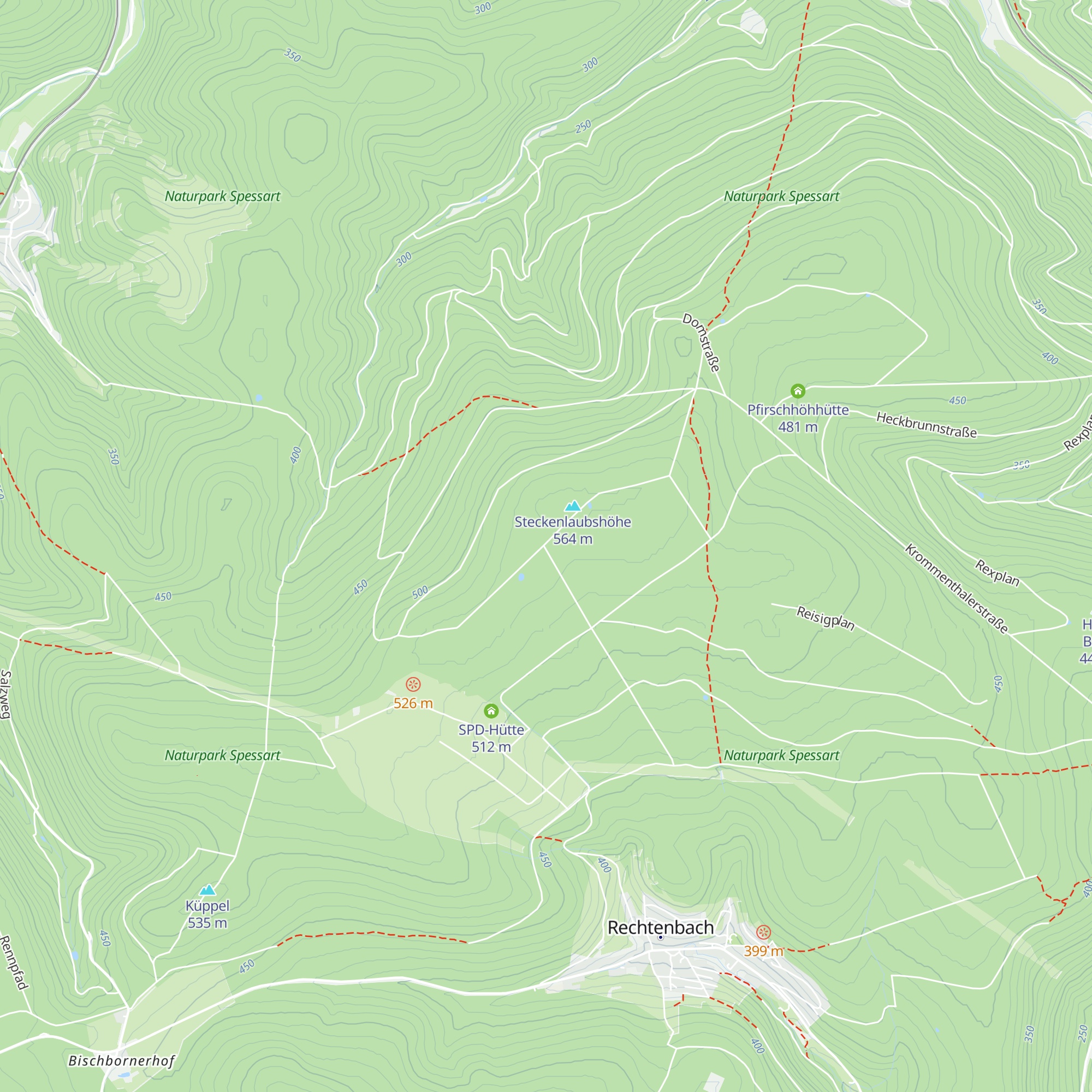 St. Georgenhütte map