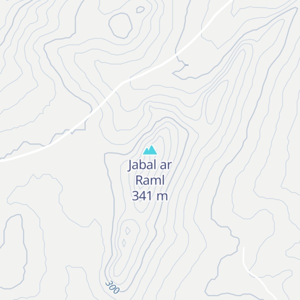 Map of Jabal ar Raml