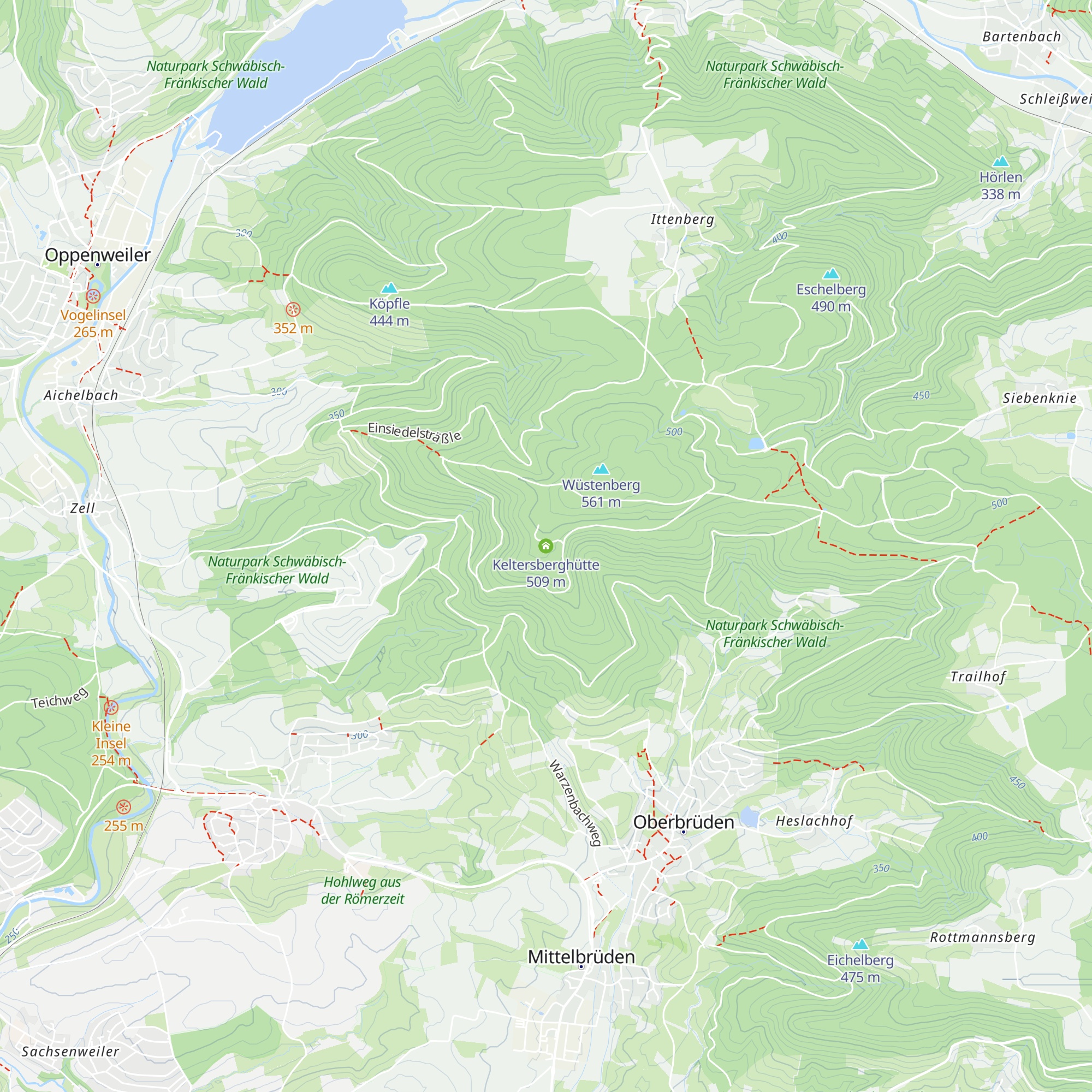 Keltersberghütte map