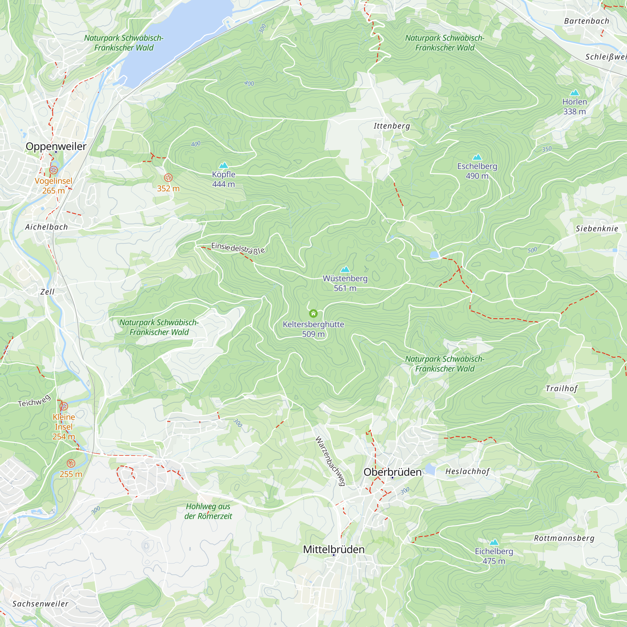 Keltersberghütte map
