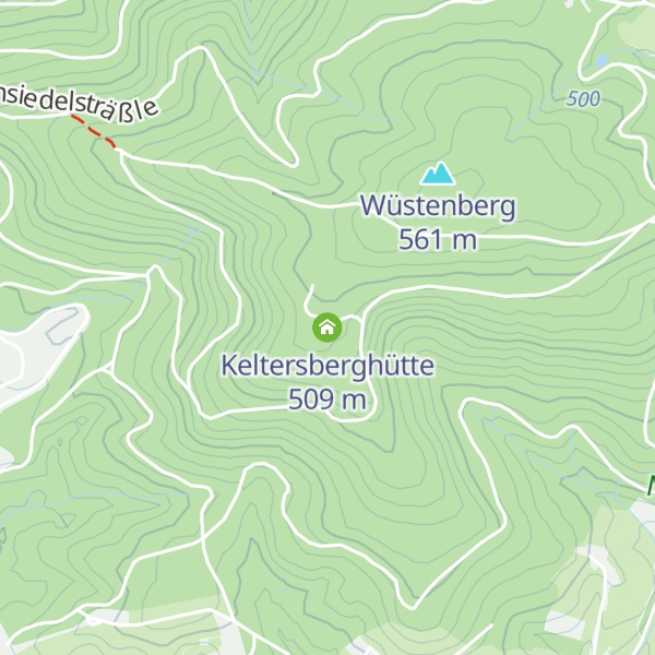 Map of Keltersberghütte